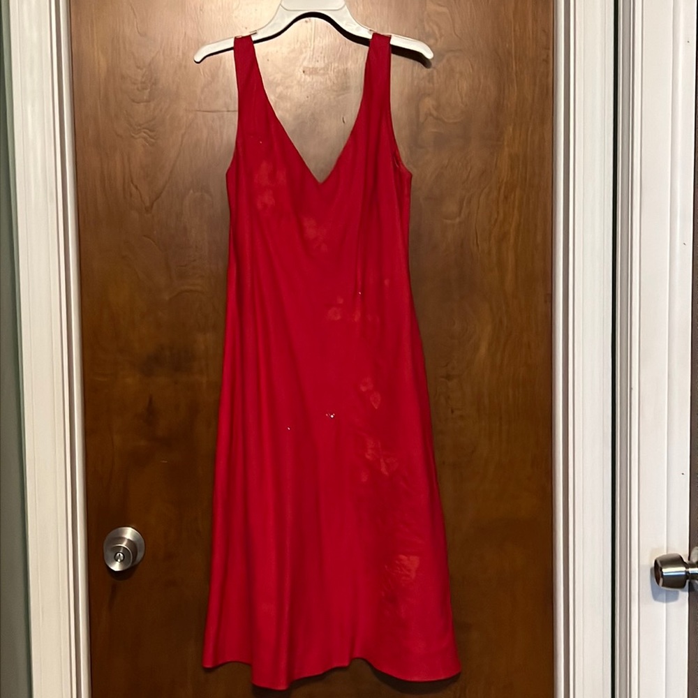 Red dress